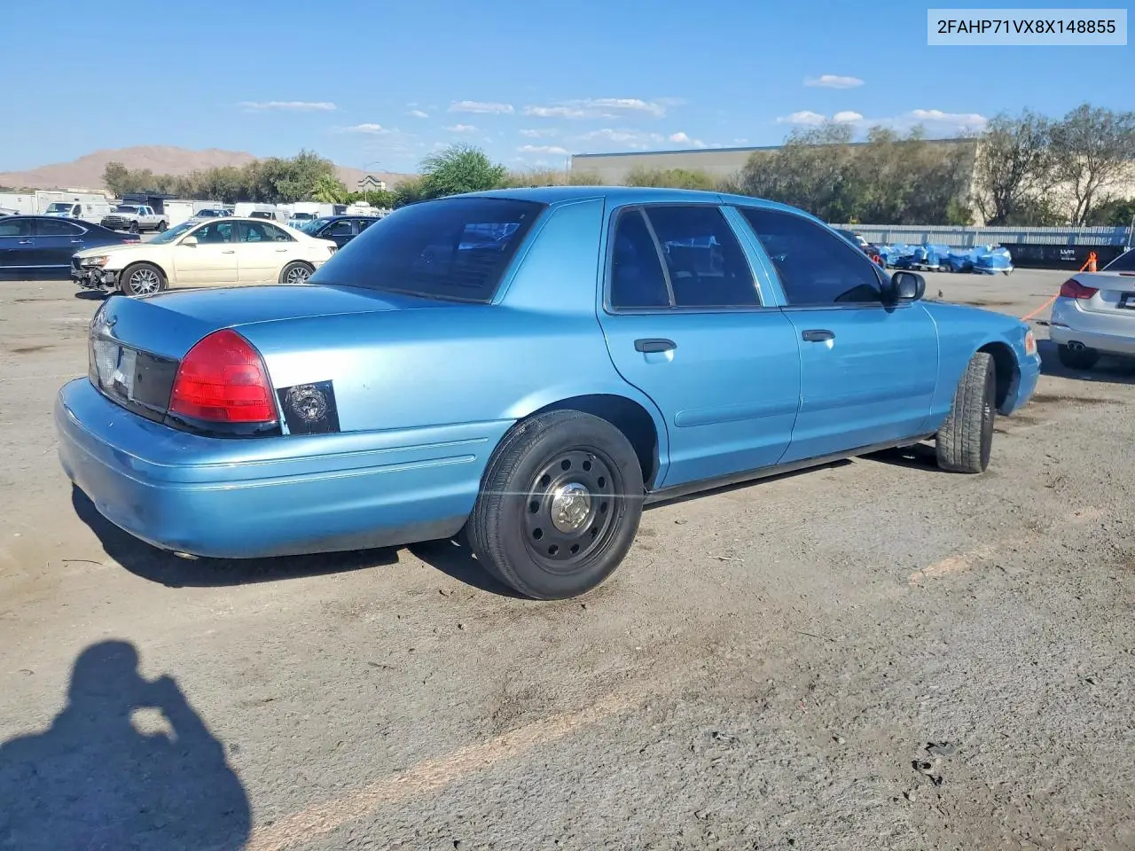 2008 Ford Crown Victoria Police Interceptor VIN: 2FAHP71VX8X148855 Lot: 57392366