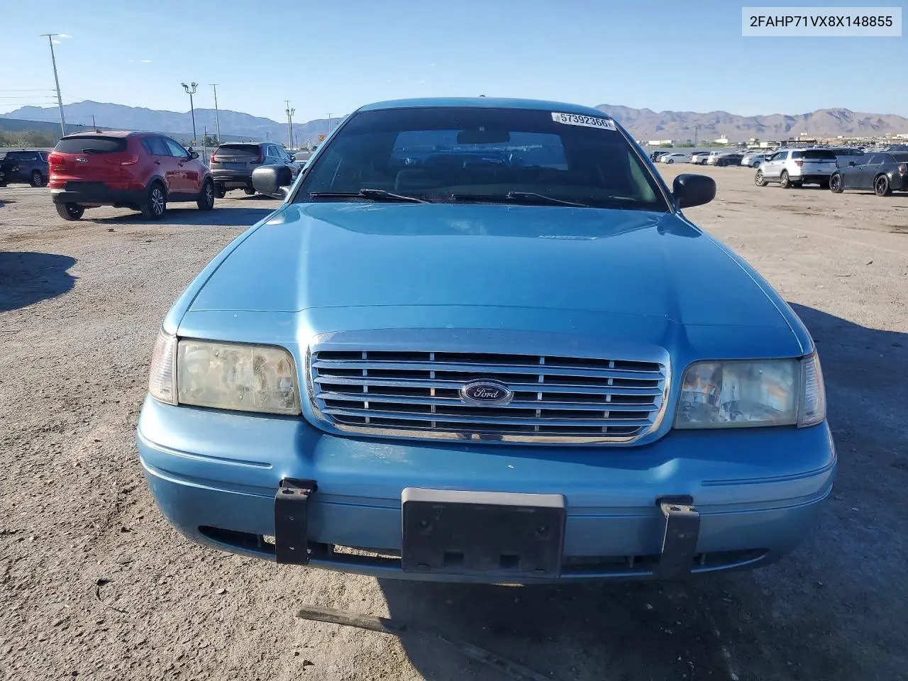 2008 Ford Crown Victoria Police Interceptor VIN: 2FAHP71VX8X148855 Lot: 57392366