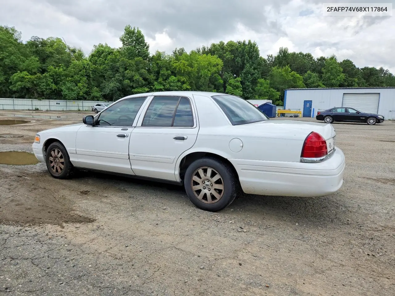 2008 Ford Crown Victoria Lx VIN: 2FAFP74V68X117864 Lot: 58262366
