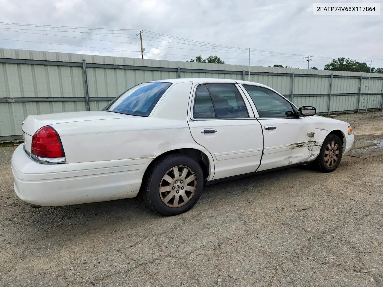 2008 Ford Crown Victoria Lx VIN: 2FAFP74V68X117864 Lot: 58262366