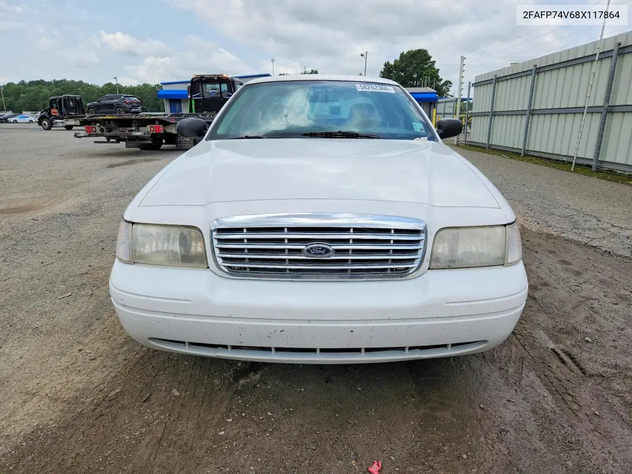 2008 Ford Crown Victoria Lx VIN: 2FAFP74V68X117864 Lot: 58262366