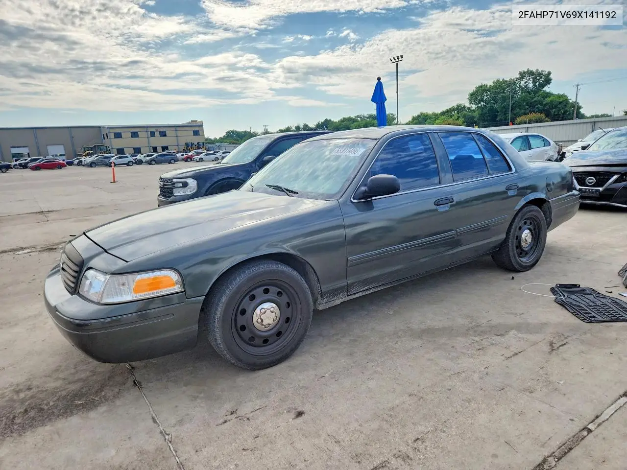 2009 Ford Crown Victoria Police Interceptor VIN: 2FAHP71V69X141192 Lot: 53397486