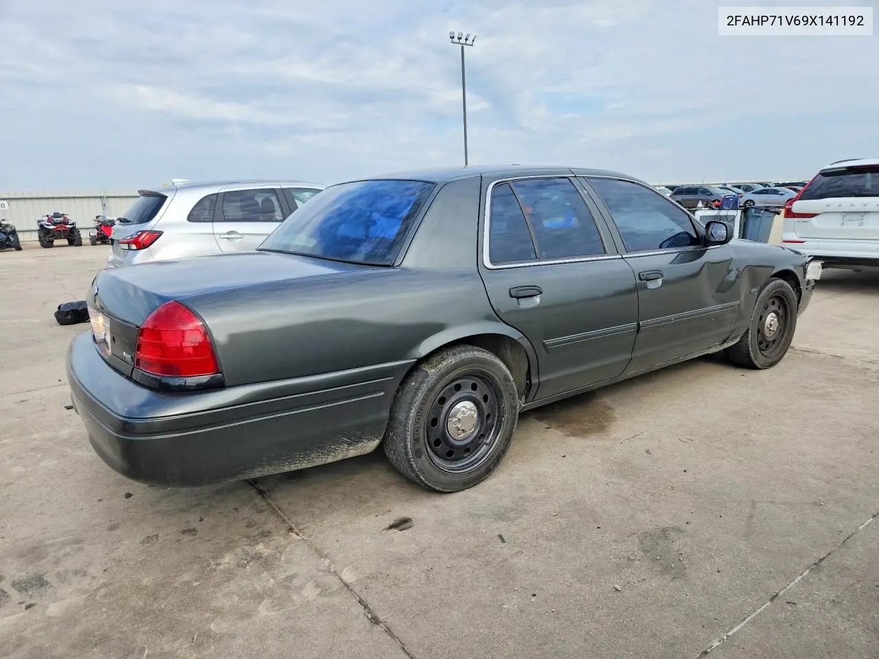 2009 Ford Crown Victoria Police Interceptor VIN: 2FAHP71V69X141192 Lot: 53397486