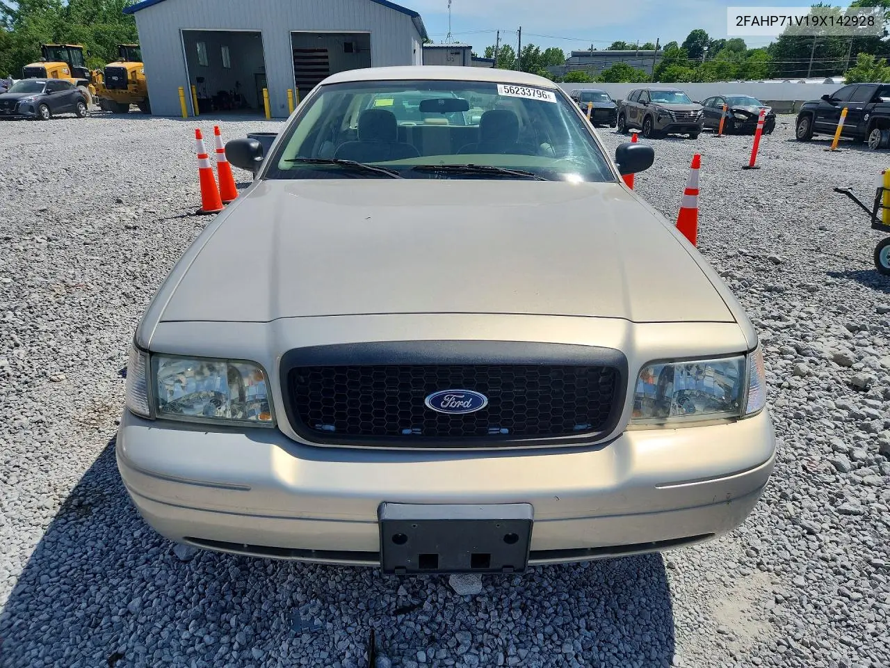 2009 Ford Crown Victoria Police Interceptor VIN: 2FAHP71V19X142928 Lot: 56233796