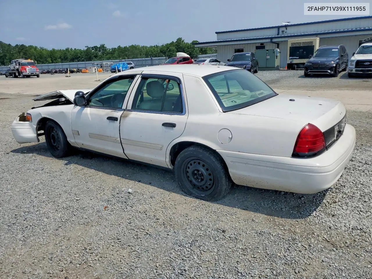 2009 Ford Crown Victoria Police Interceptor VIN: 2FAHP71V39X111955 Lot: 56513716
