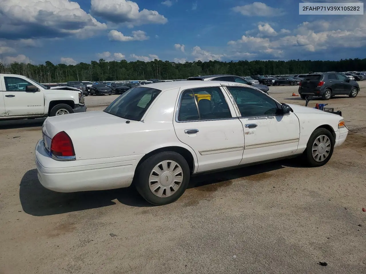 2009 Ford Crown Victoria Police Interceptor VIN: 2FAHP71V39X105282 Lot: 58817326