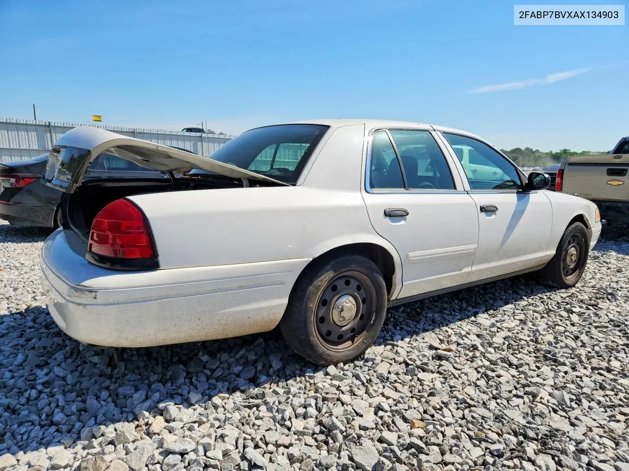 2010 Ford Crown Victoria Police Interceptor VIN: 2FABP7BVXAX134903 Lot: 52199006