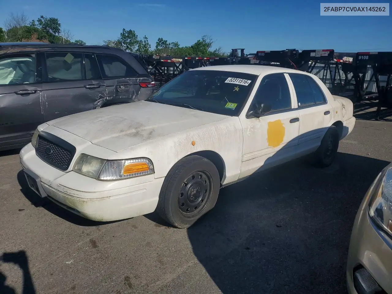 2010 Ford Crown Victoria S VIN: 2FABP7CV0AX145262 Lot: 52311516