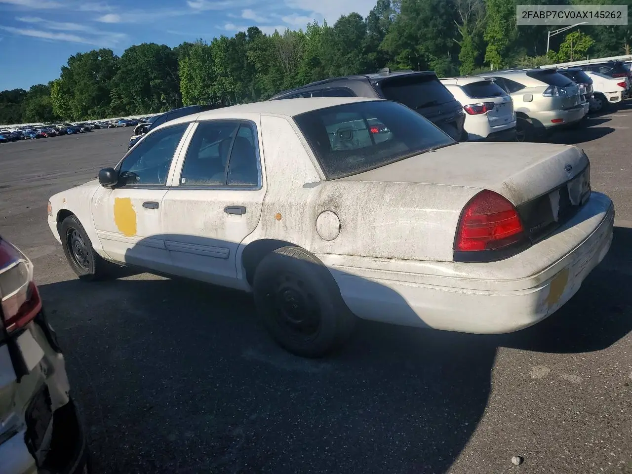 2010 Ford Crown Victoria S VIN: 2FABP7CV0AX145262 Lot: 52311516