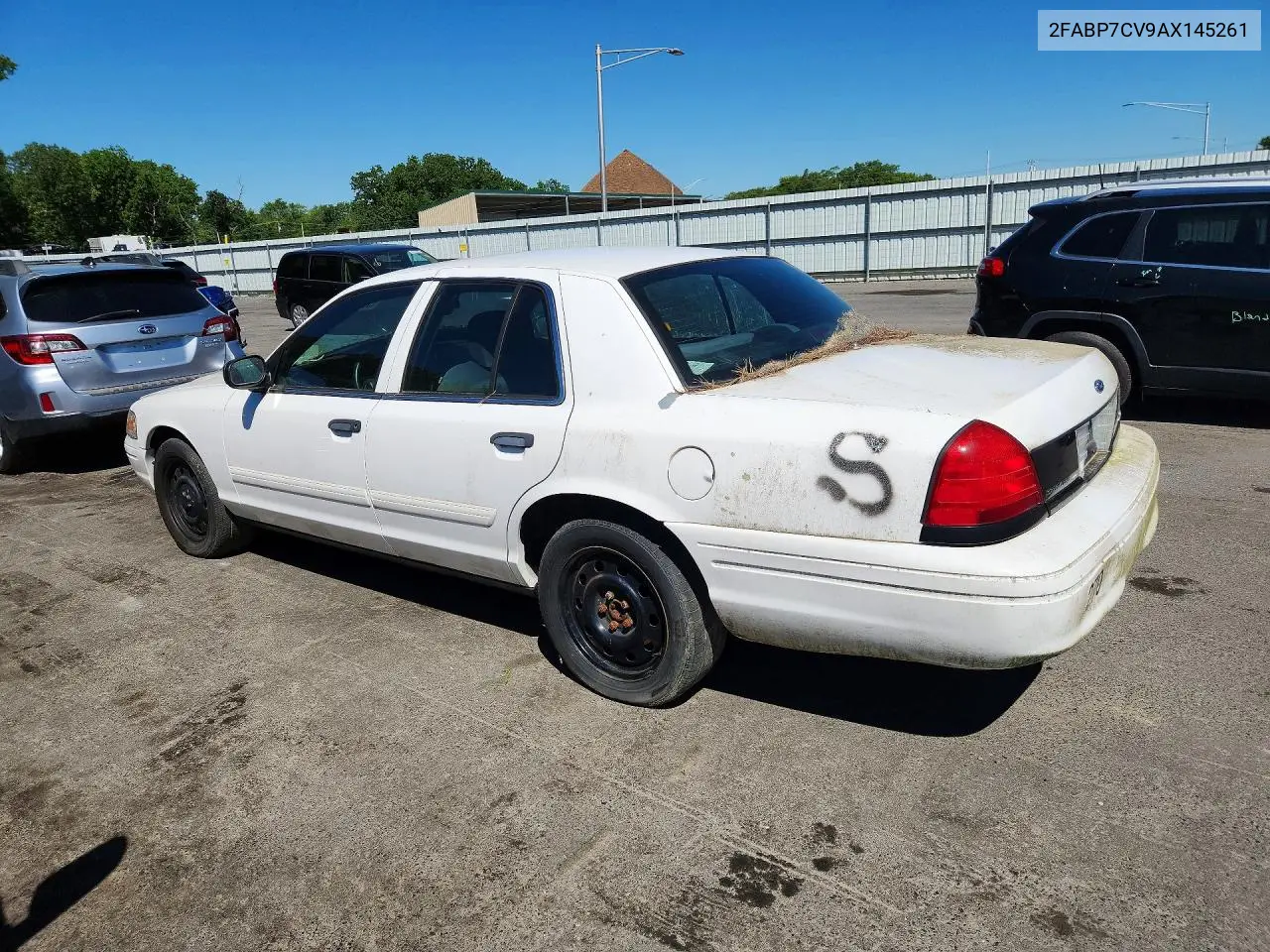 2010 Ford Crown Victoria S VIN: 2FABP7CV9AX145261 Lot: 55897676