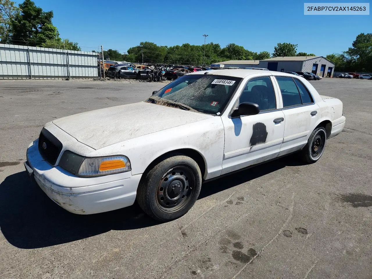 2010 Ford Crown Victoria S VIN: 2FABP7CV2AX145263 Lot: 55898346