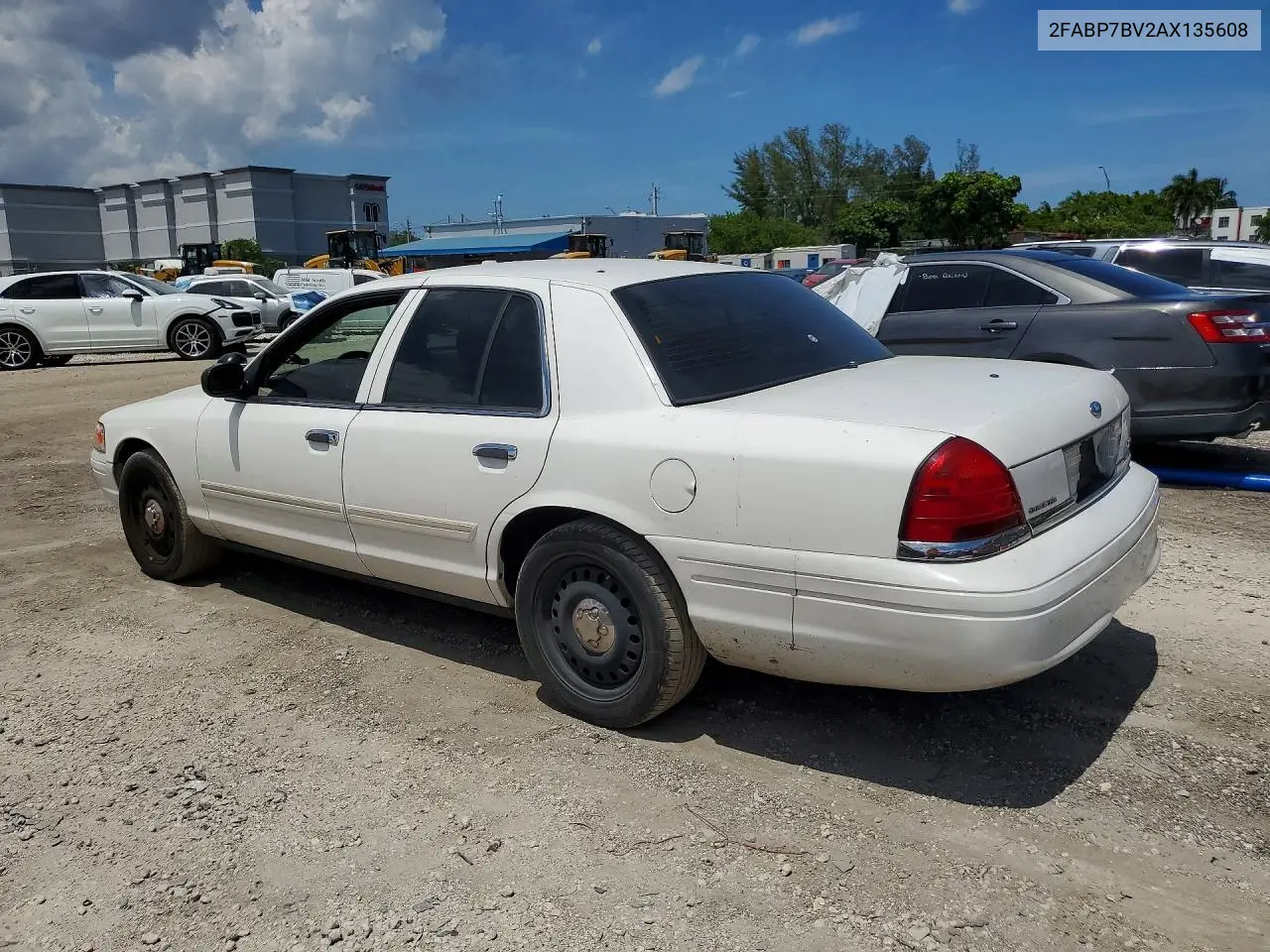 2010 Ford Crown Victoria Police Interceptor VIN: 2FABP7BV2AX135608 Lot: 57558456