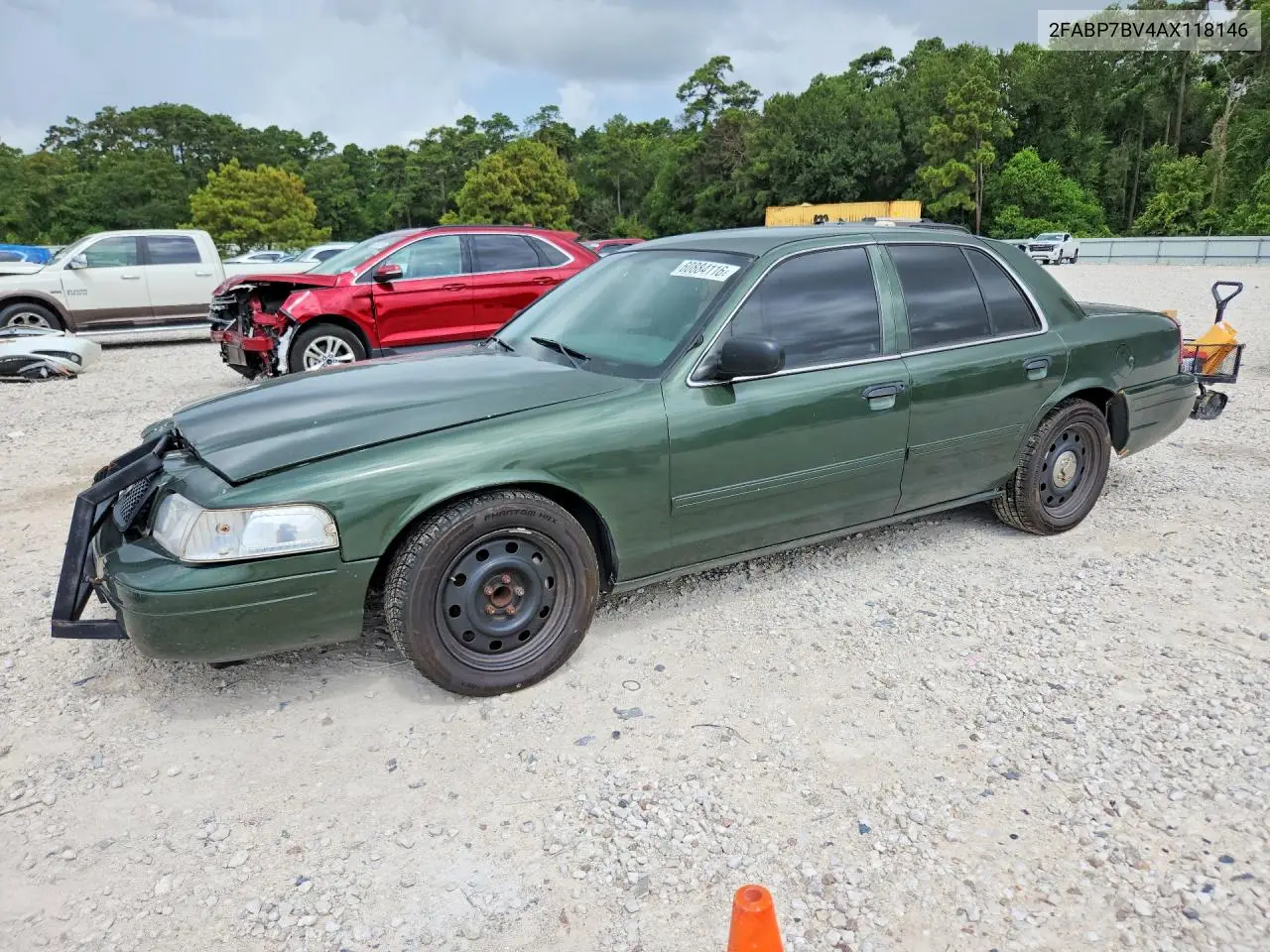 2010 Ford Crown Victoria Police Interceptor VIN: 2FABP7BV4AX118146 Lot: 60884116