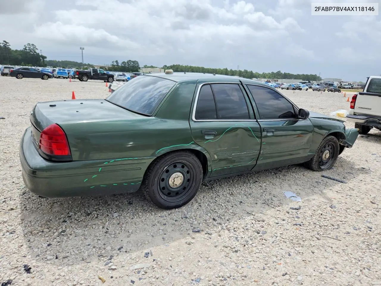 2010 Ford Crown Victoria Police Interceptor VIN: 2FABP7BV4AX118146 Lot: 60884116