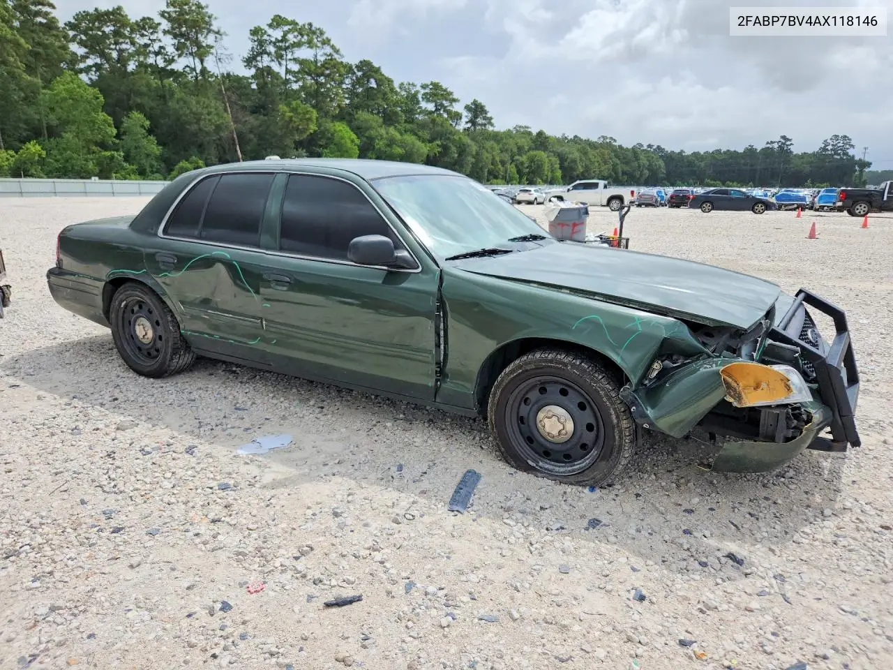 2010 Ford Crown Victoria Police Interceptor VIN: 2FABP7BV4AX118146 Lot: 60884116