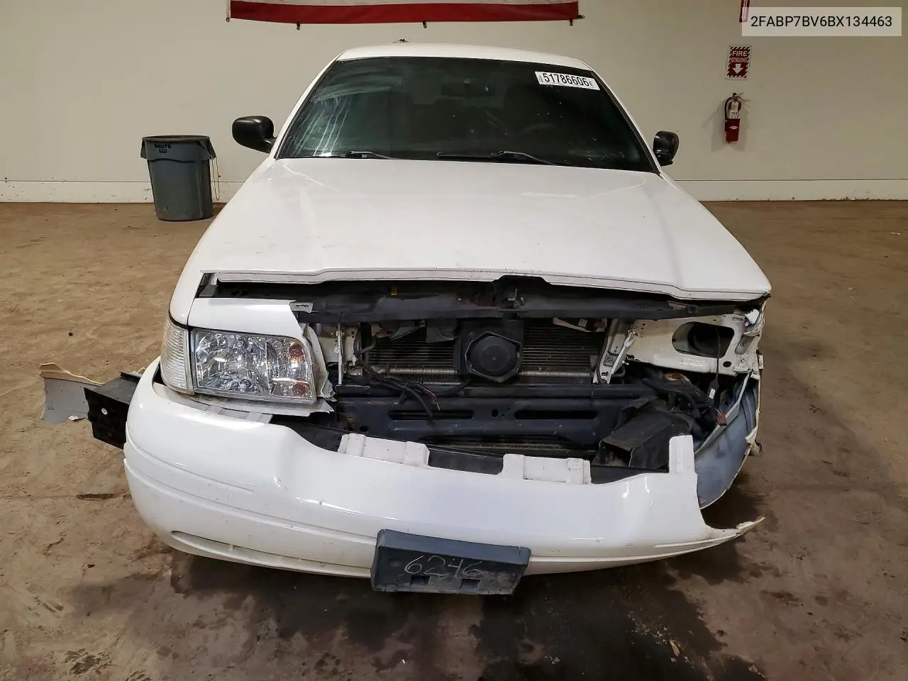 2011 Ford Crown Victoria Police Interceptor VIN: 2FABP7BV6BX134463 Lot: 51786606