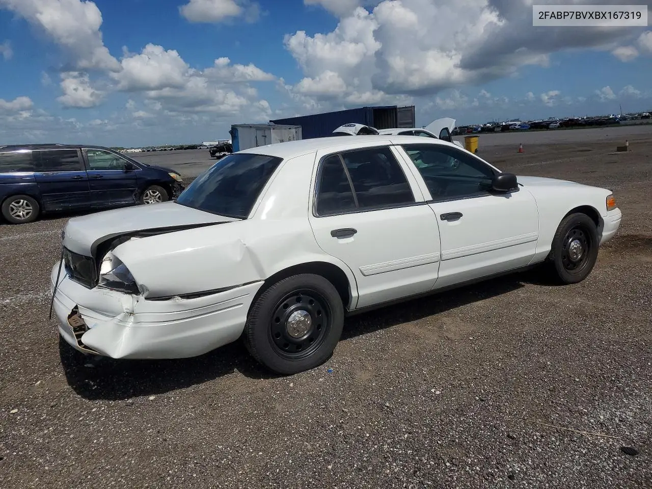 2011 Ford Crown Victoria Police Interceptor VIN: 2FABP7BVXBX167319 Lot: 53896546