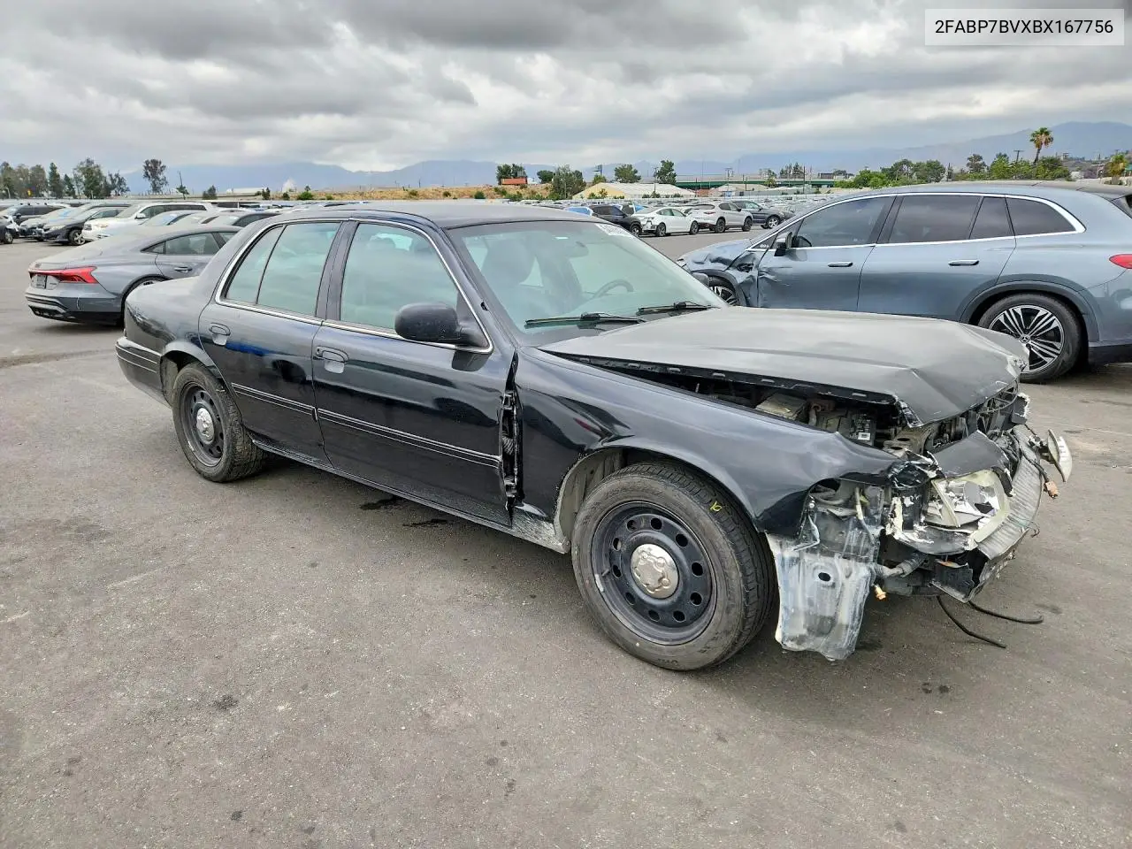 2011 Ford Crown Victoria Police Interceptor VIN: 2FABP7BVXBX167756 Lot: 54788436