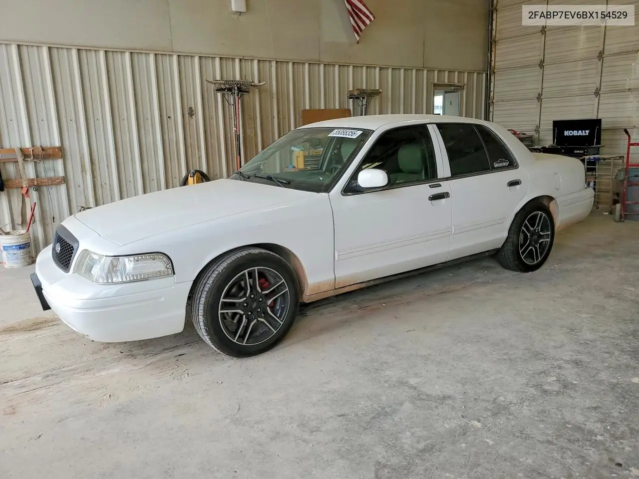 2011 Ford Crown Victoria Lx VIN: 2FABP7EV6BX154529 Lot: 55088356