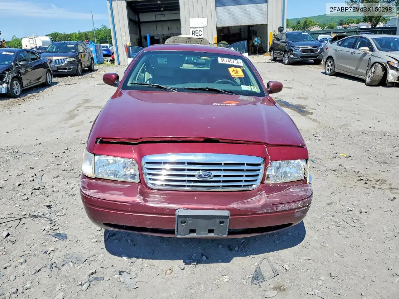 2011 Ford Crown Victoria Lx VIN: 2FABP7EV4BX150298 Lot: 56745716