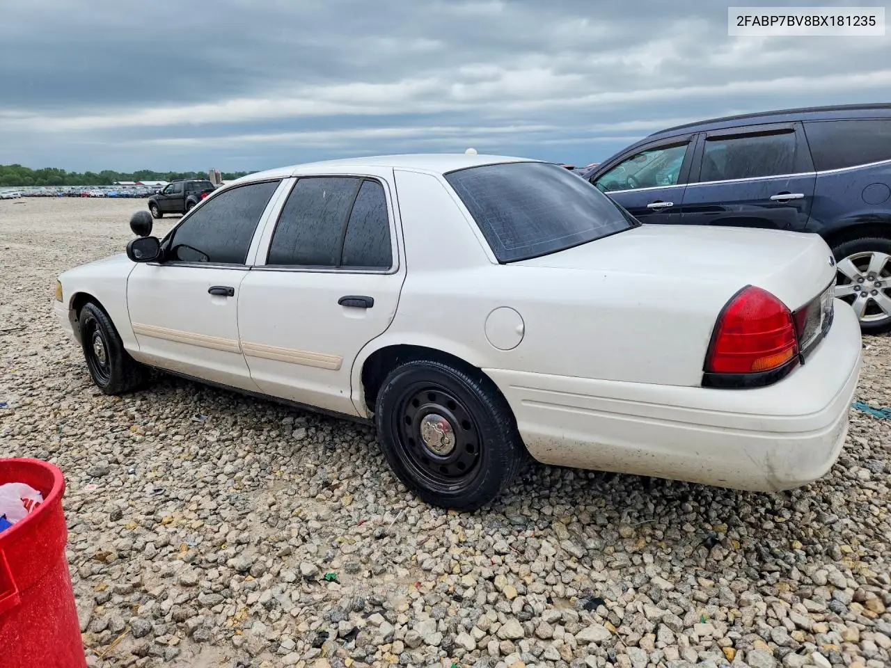 2011 Ford Crown Victoria Police Interceptor VIN: 2FABP7BV8BX181235 Lot: 57513196