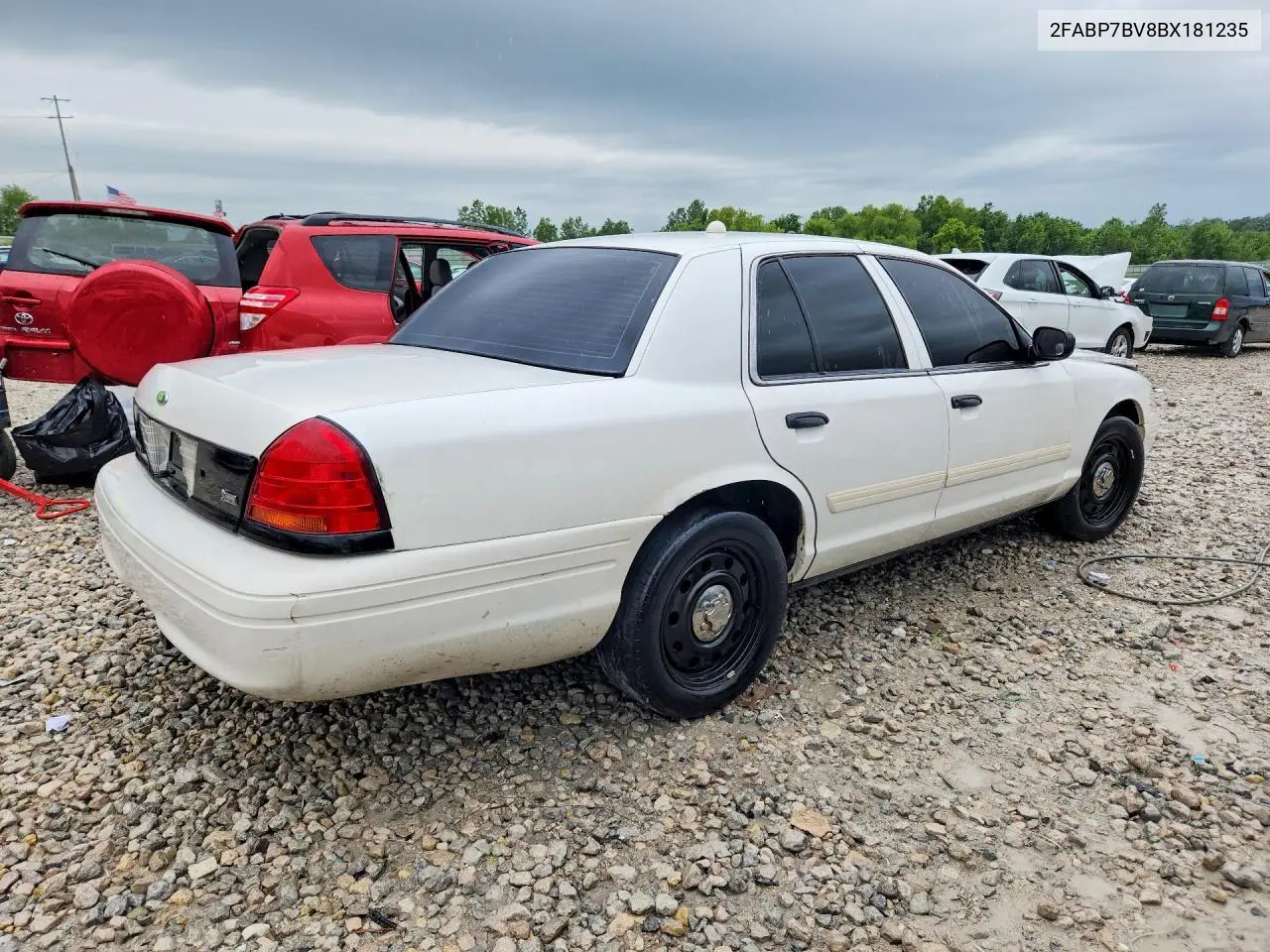 2011 Ford Crown Victoria Police Interceptor VIN: 2FABP7BV8BX181235 Lot: 57513196