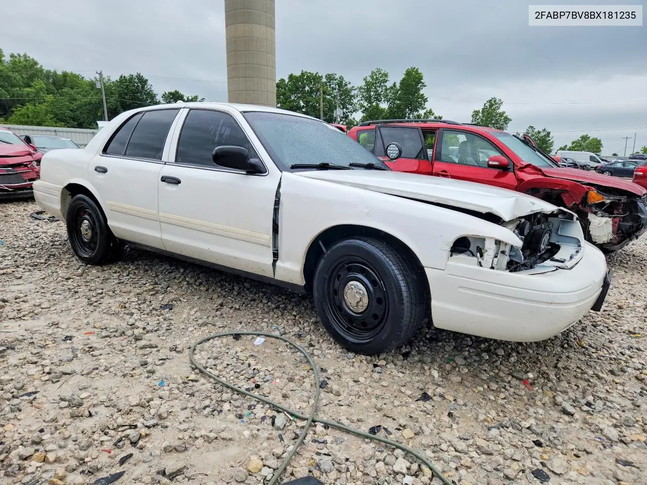2011 Ford Crown Victoria Police Interceptor VIN: 2FABP7BV8BX181235 Lot: 57513196
