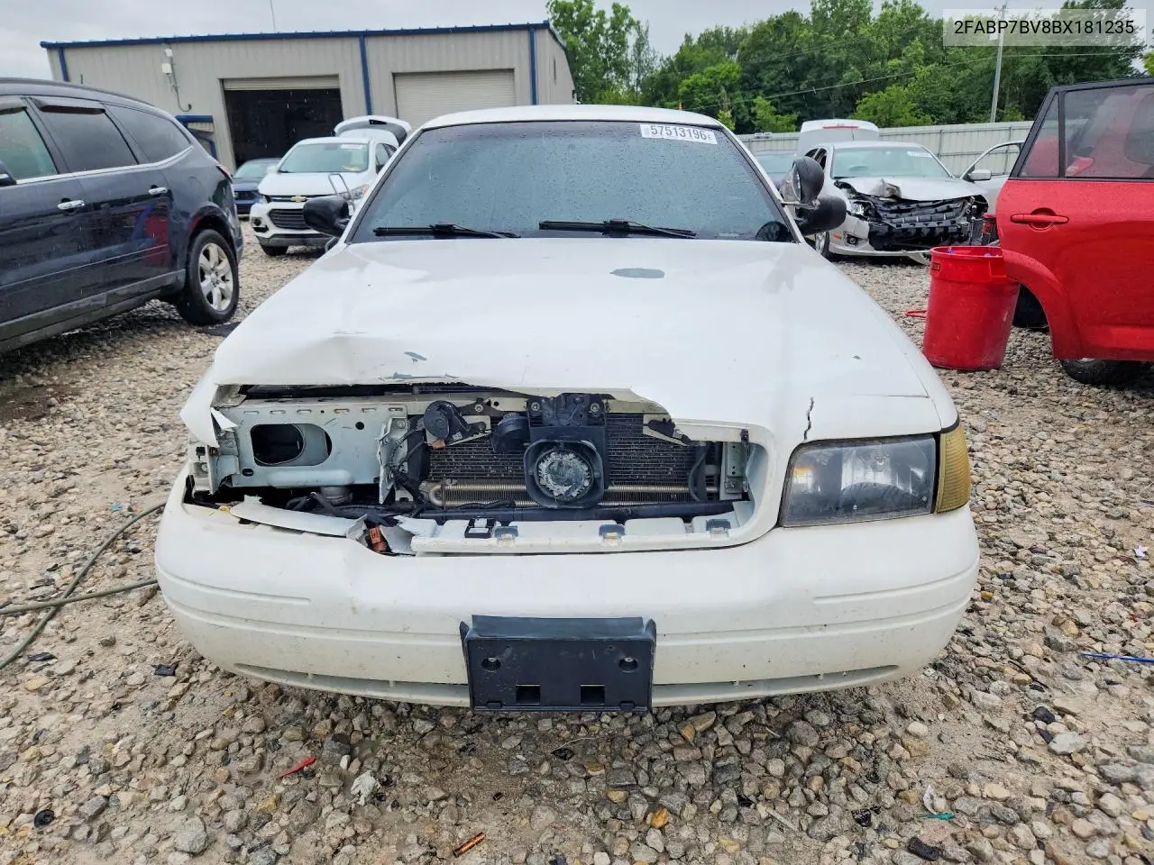2011 Ford Crown Victoria Police Interceptor VIN: 2FABP7BV8BX181235 Lot: 57513196