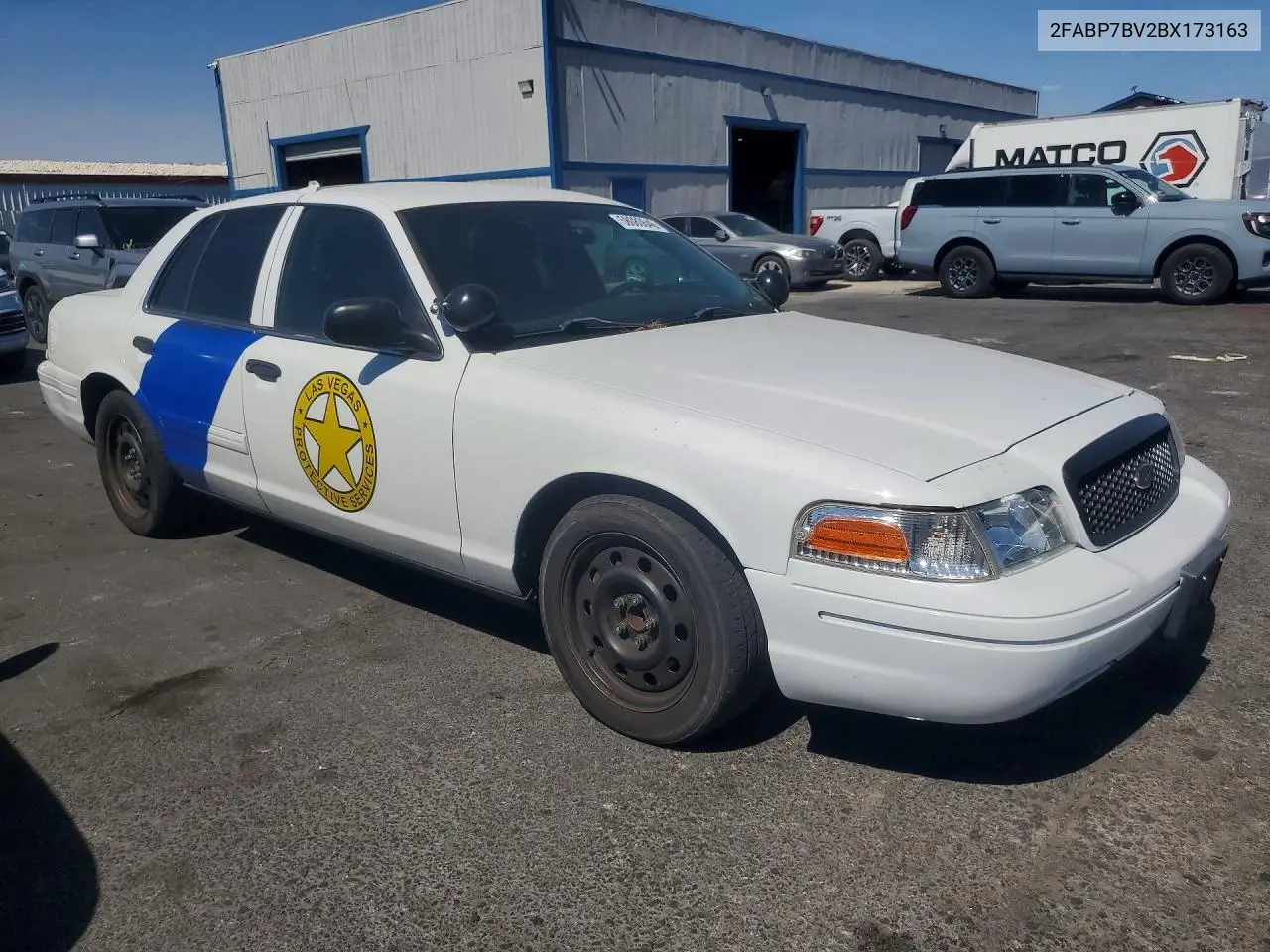 2011 Ford Crown Victoria Police Interceptor VIN: 2FABP7BV2BX173163 Lot: 58080646