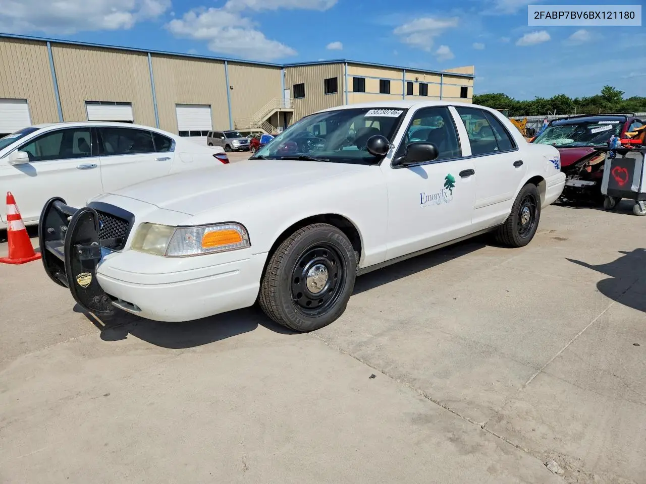 2011 Ford Crown Victoria Police Interceptor VIN: 2FABP7BV6BX121180 Lot: 58230746