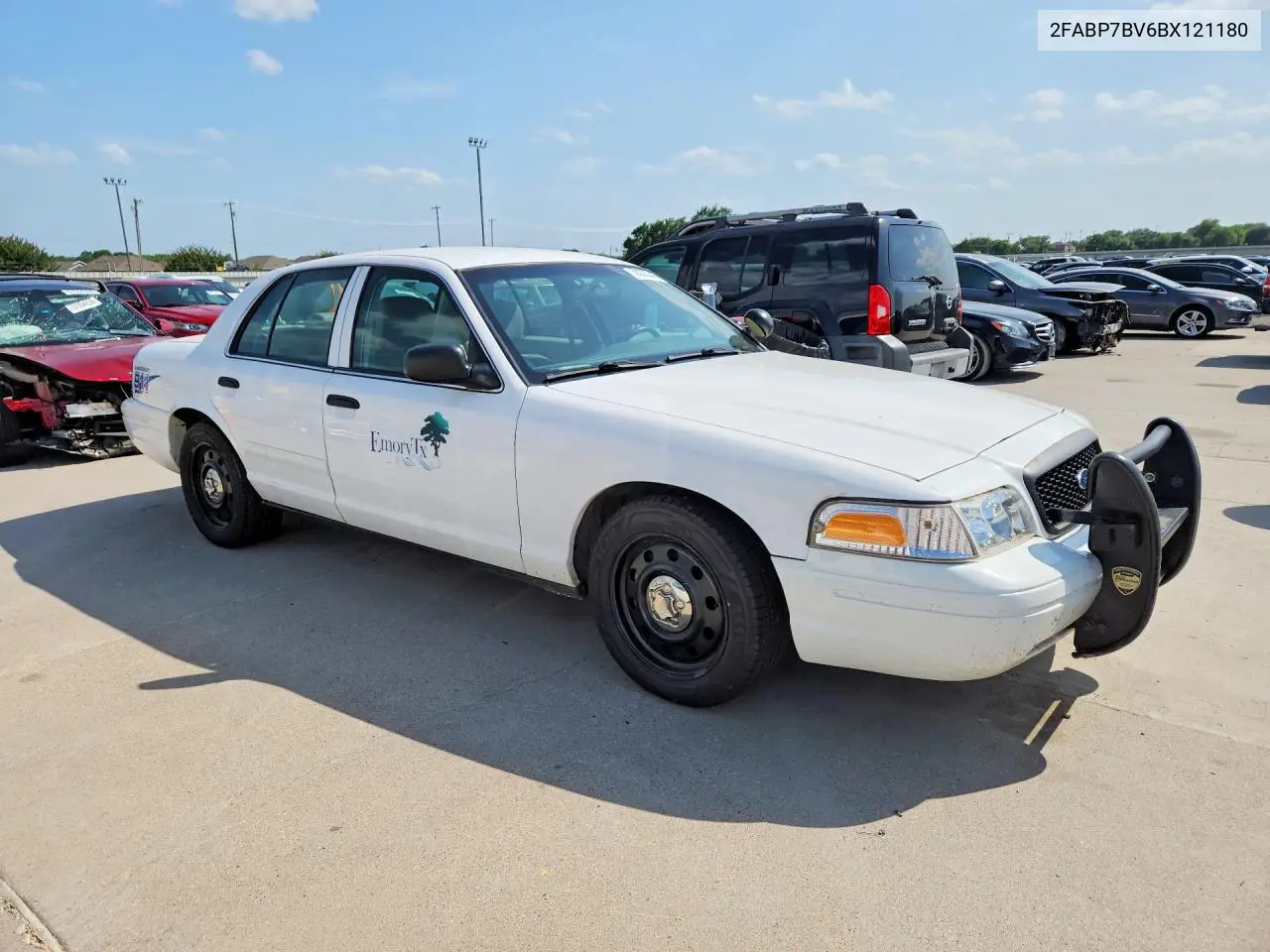 2011 Ford Crown Victoria Police Interceptor VIN: 2FABP7BV6BX121180 Lot: 58230746