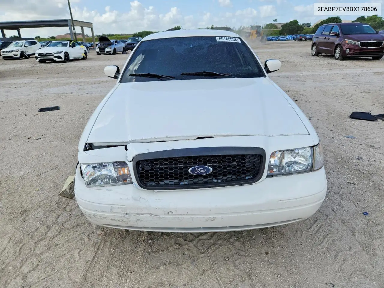 2011 Ford Crown Victoria Lx VIN: 2FABP7EV8BX178606 Lot: 60165066