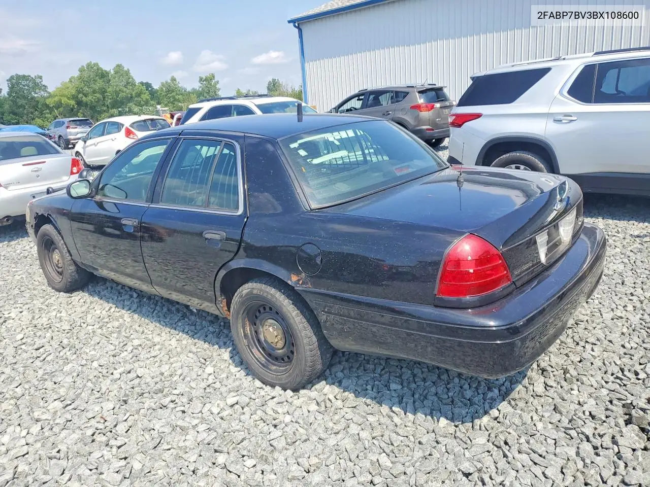 2011 Ford Crown Victoria Police Interceptor VIN: 2FABP7BV3BX108600 Lot: 60676446