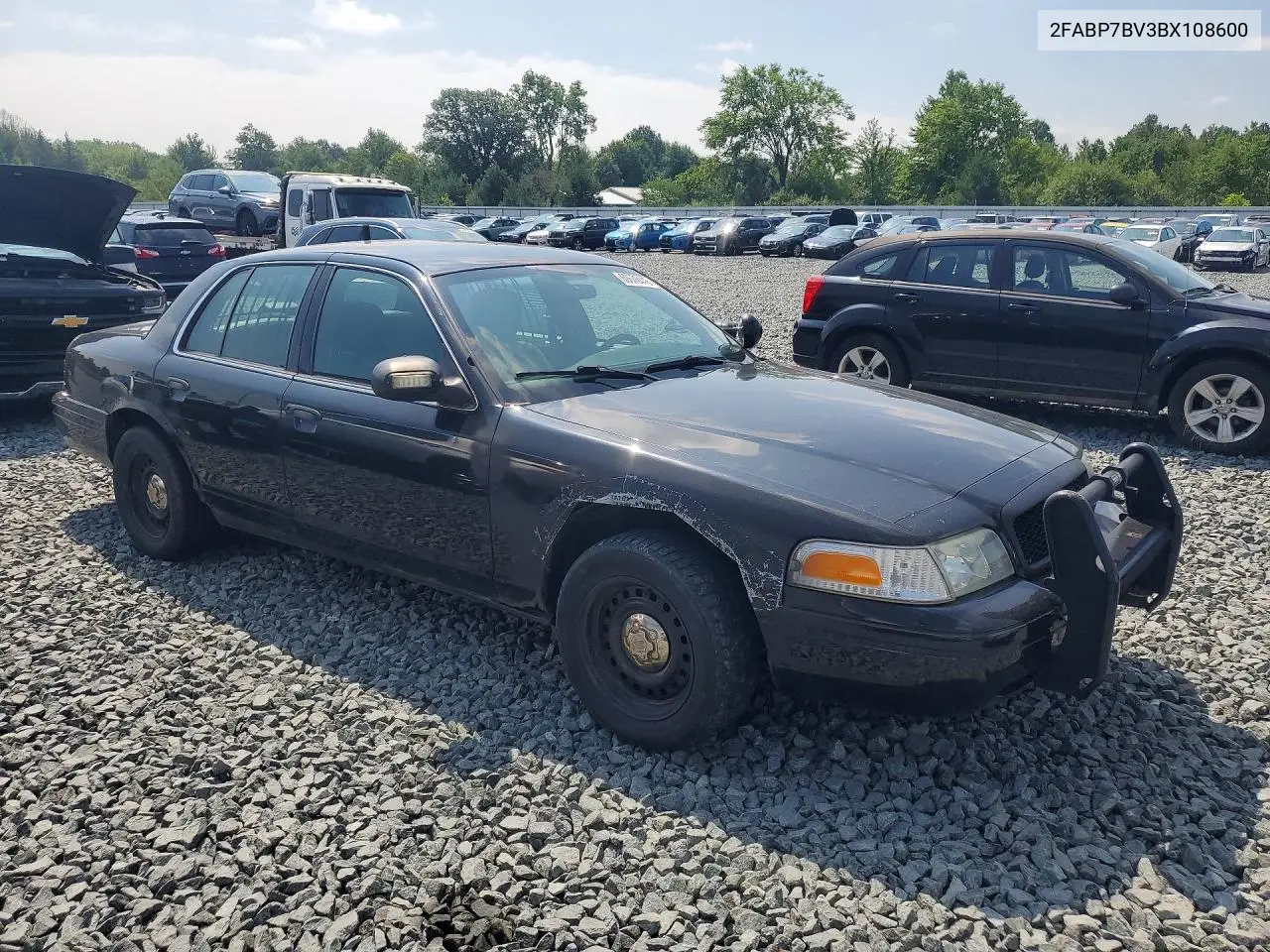 2011 Ford Crown Victoria Police Interceptor VIN: 2FABP7BV3BX108600 Lot: 60676446