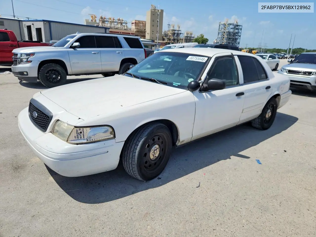 2011 Ford Crown Victoria Police Interceptor VIN: 2FABP7BV5BX128962 Lot: 60755646