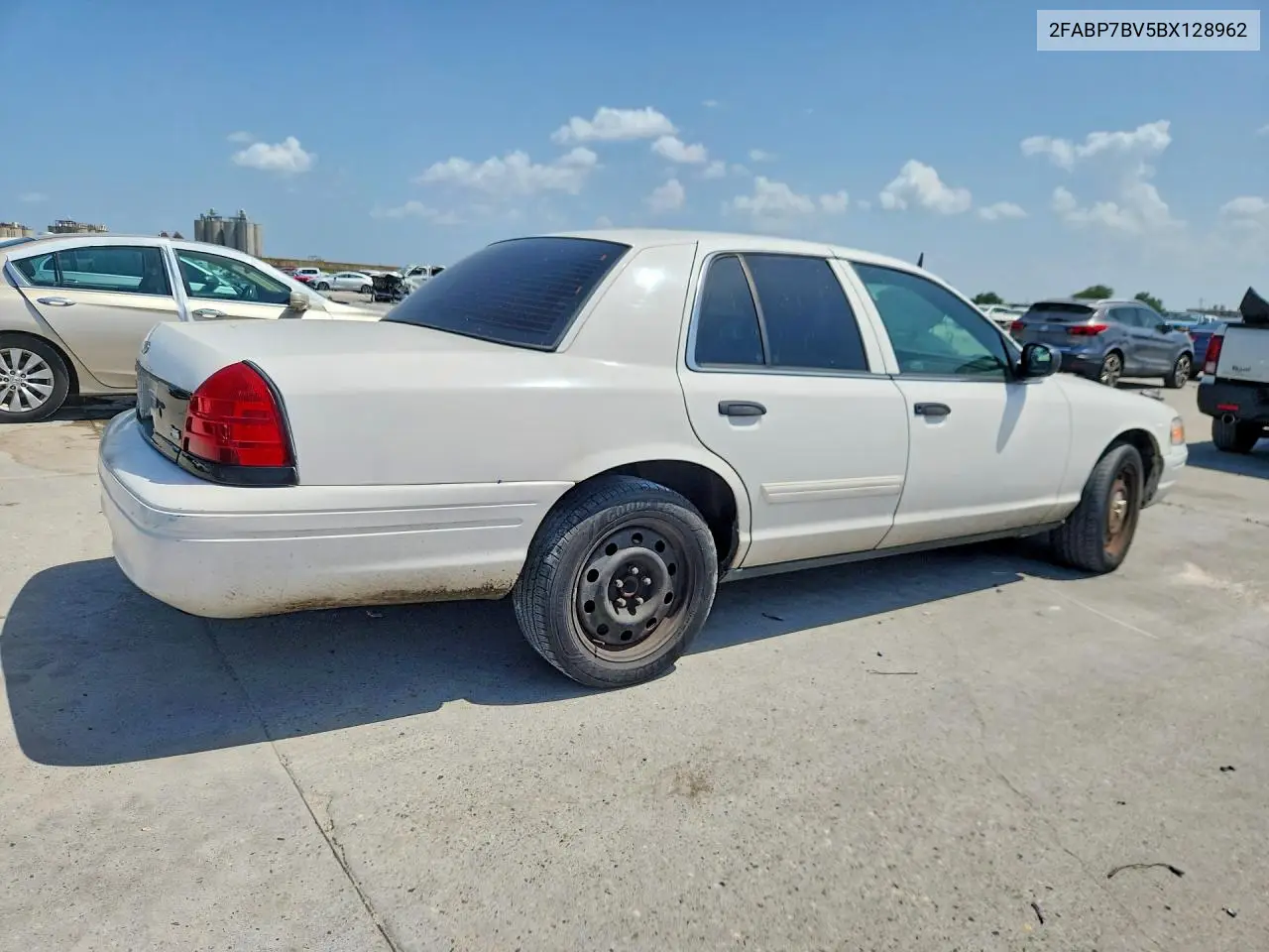 2011 Ford Crown Victoria Police Interceptor VIN: 2FABP7BV5BX128962 Lot: 60755646