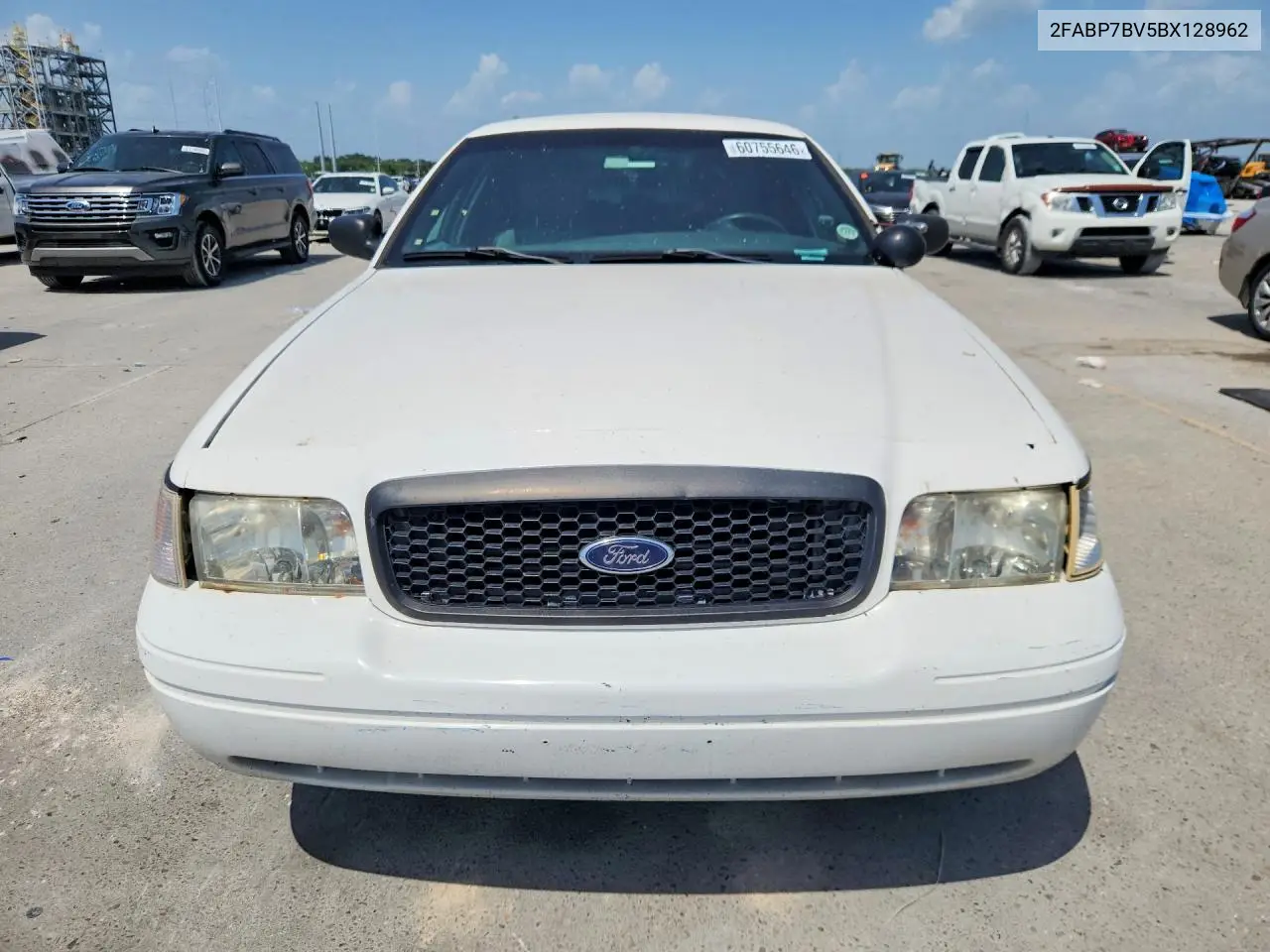 2011 Ford Crown Victoria Police Interceptor VIN: 2FABP7BV5BX128962 Lot: 60755646