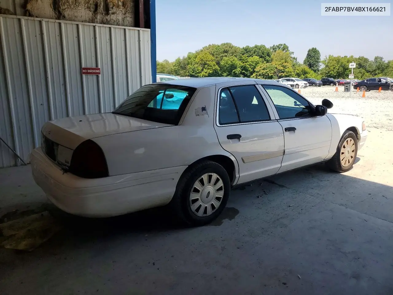2011 Ford Crown Victoria Police Interceptor VIN: 2FABP7BV4BX166621 Lot: 61623216