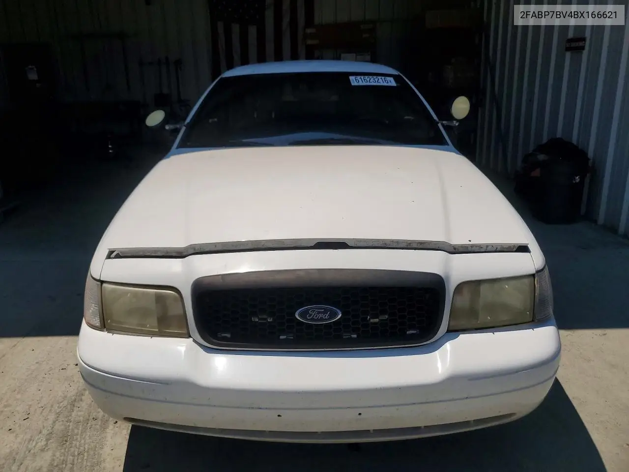 2011 Ford Crown Victoria Police Interceptor VIN: 2FABP7BV4BX166621 Lot: 61623216