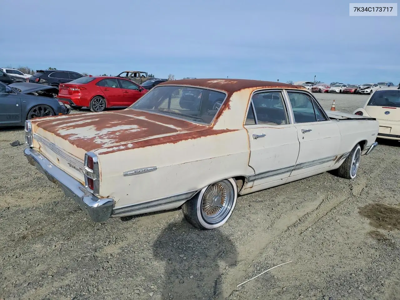 1968 Ford Custom VIN: 7K34C173717 Lot: 76658605