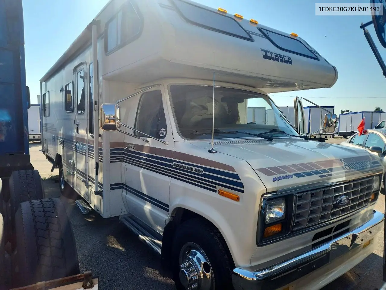 1989 Ford Itasca Rv VIN: 1FDKE30G7KHA01493 Lot: 59351956