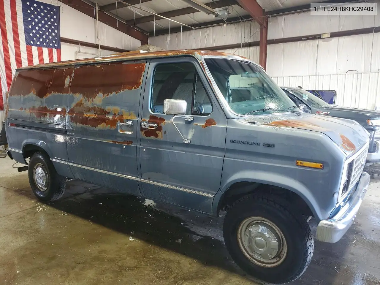 1989 Ford Econoline E250 Van VIN: 1FTFE24H8KHC29408 Lot: 60836866