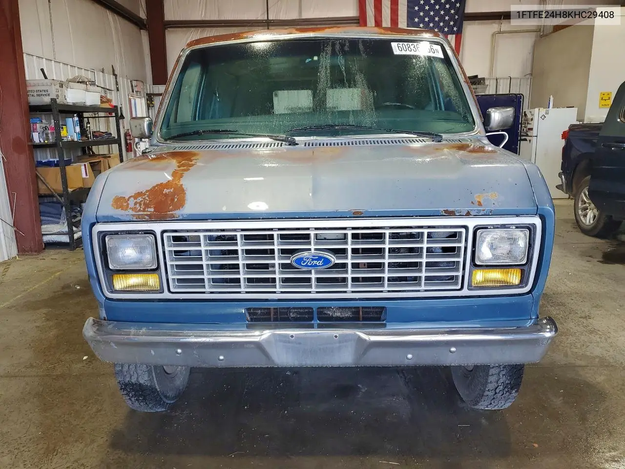 1989 Ford Econoline E250 Van VIN: 1FTFE24H8KHC29408 Lot: 60836866
