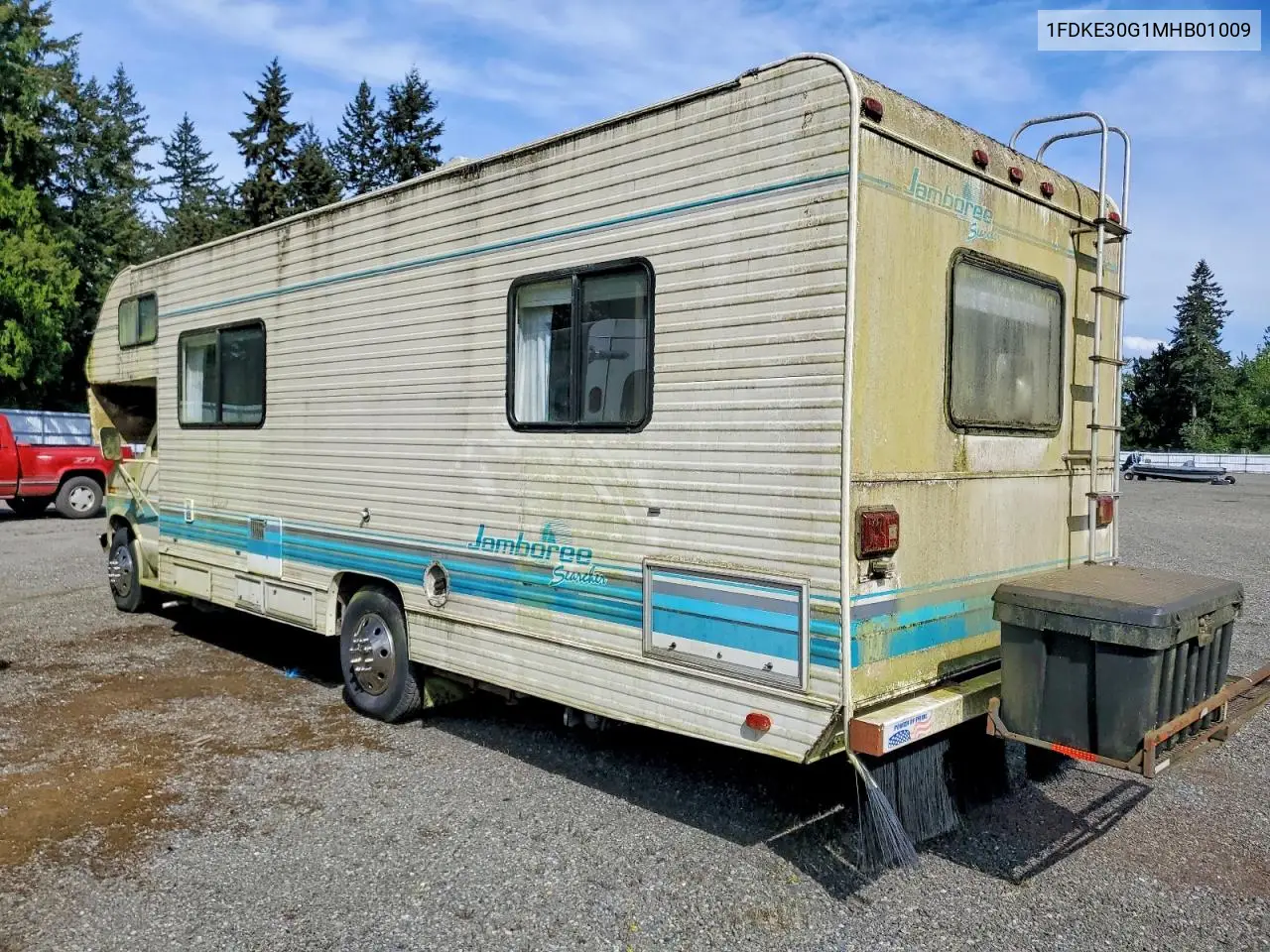 1991 Jamboree Rv VIN: 1FDKE30G1MHB01009 Lot: 51529866