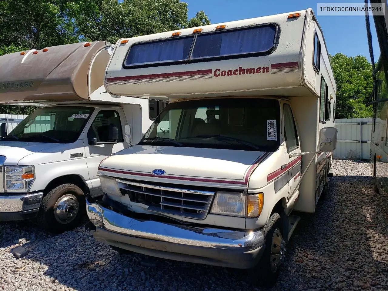 1992 Ford Coachmen Rv VIN: 1FDKE30G0NHA05244 Lot: 60505666