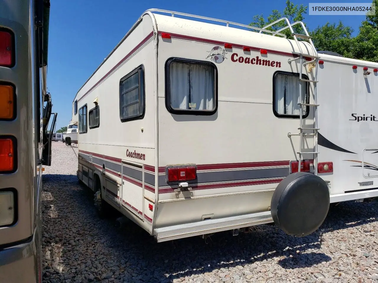1992 Ford Coachmen Rv VIN: 1FDKE30G0NHA05244 Lot: 60505666