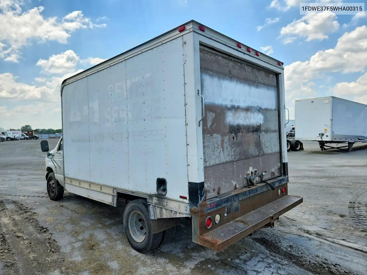 1998 Ford E350 Box Truck VIN: 1FDWE37F5WHA00315 Lot: 60851826