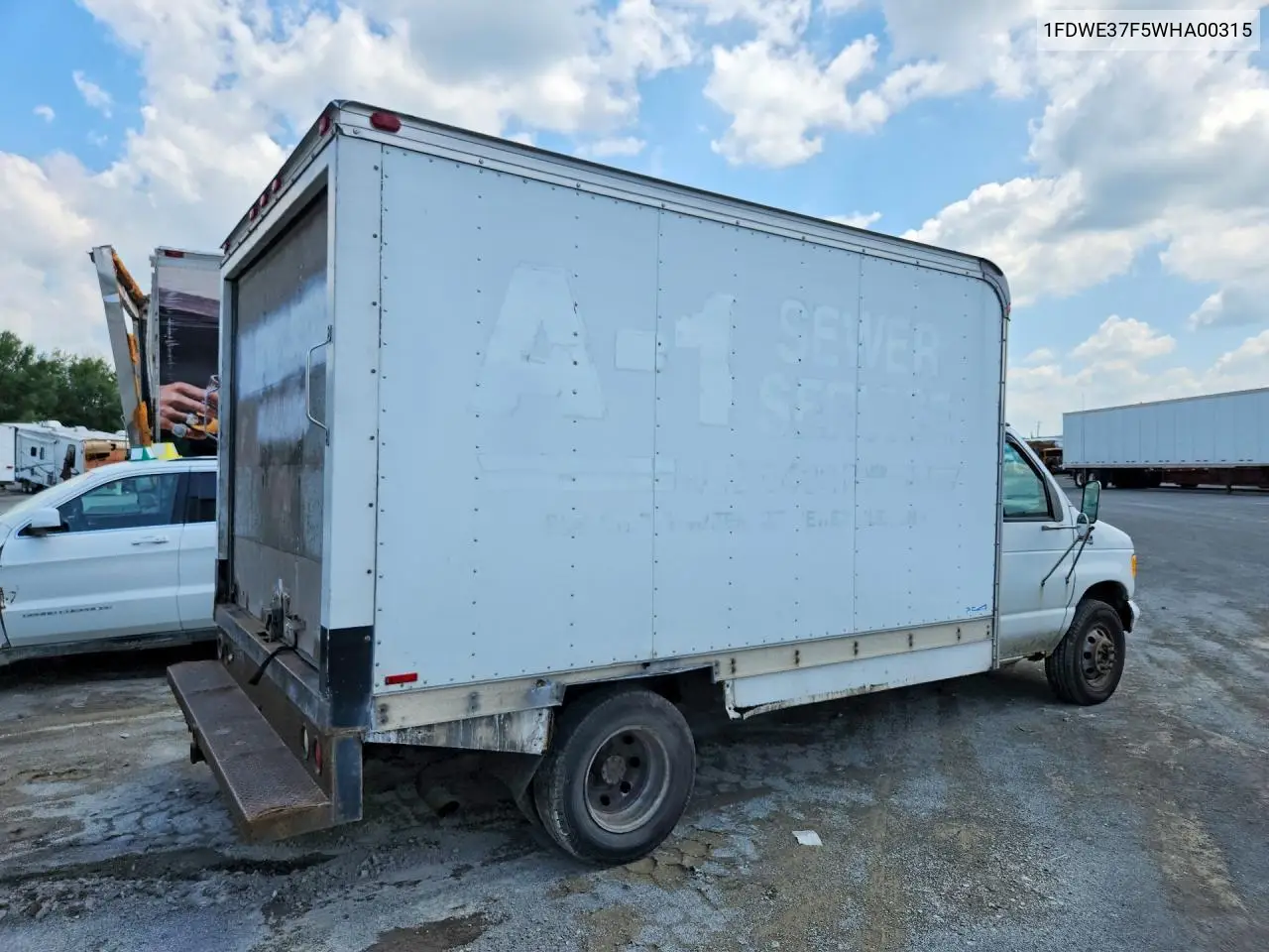 1998 Ford E350 Box Truck VIN: 1FDWE37F5WHA00315 Lot: 60851826