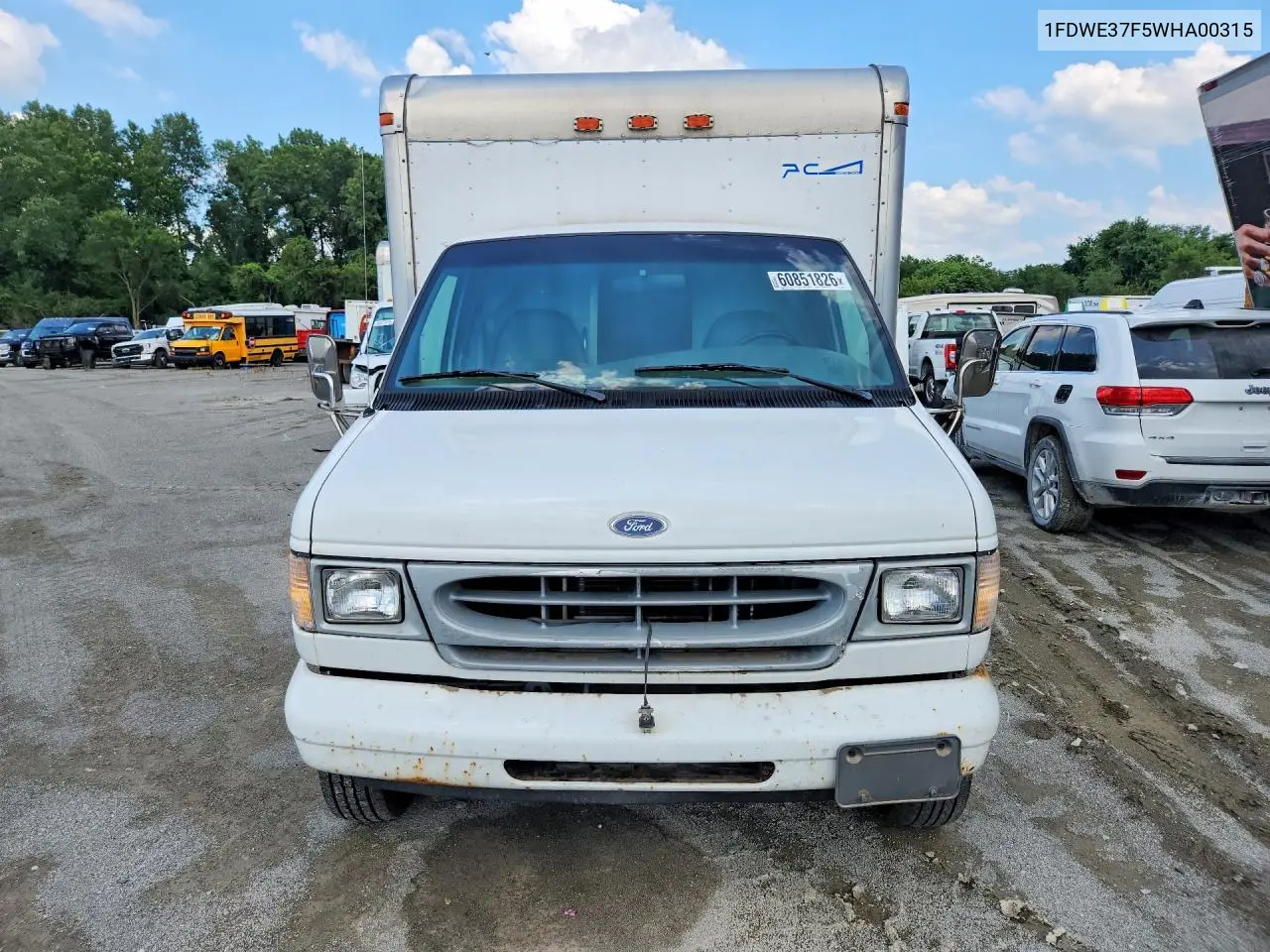 1998 Ford E350 Box Truck VIN: 1FDWE37F5WHA00315 Lot: 60851826