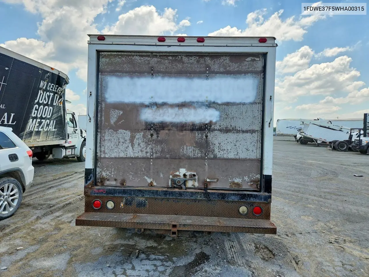1998 Ford E350 Box Truck VIN: 1FDWE37F5WHA00315 Lot: 60851826